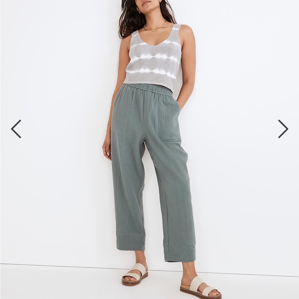 Madewell light spun pull on balloon pants